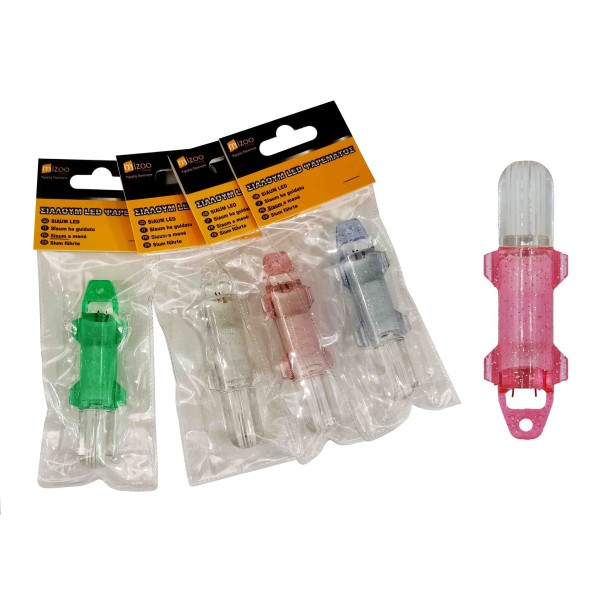 MIZOO FISHING ΣΙΑΛΟΥΜ ΣΠΙΘΑ LED ΣΕ 4 ΧΡΩΜΑΤΑ 8.5CM